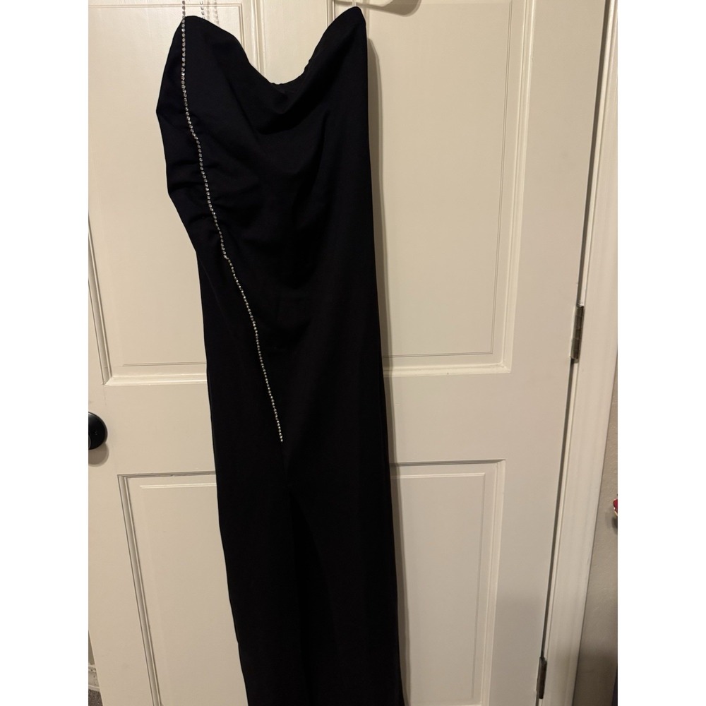 La Monir INSTANTFIGURE LONG DRESS RHINESTONE STRAP‎ Size XL